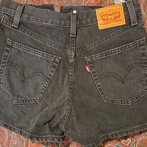 Levi's Women's Black Denim Shorts